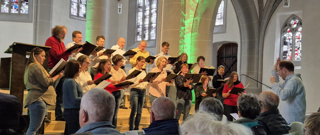 Schnappschuss beim Konzert in Spangenberg